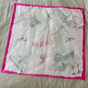 100% silk scarf. Used, fair condition.